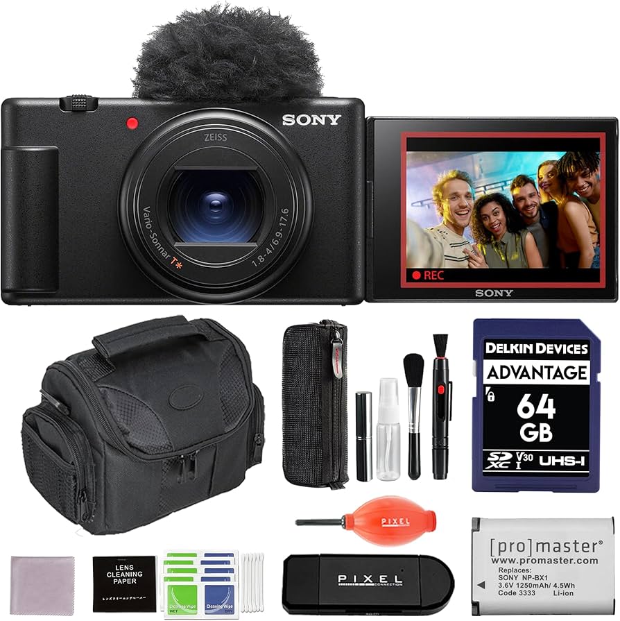 Amazon.com : Sony ZV-1 II Vlog Camera Bundle for Content Creators