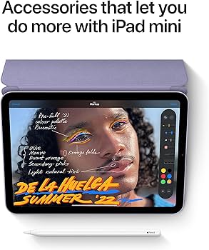 Apple iPad mini (6th Generation): with A15 Bionic chip, 21.08 cm