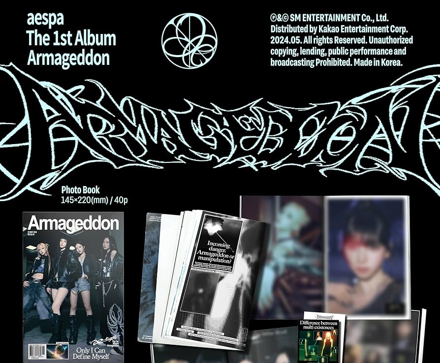 aespa Armageddon 1st Album Contents+Tracking Sealed (Zine Version