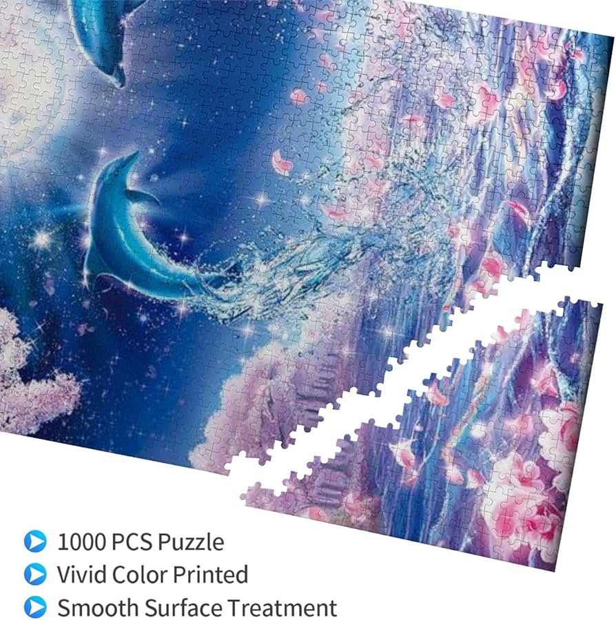 Amazon.co.jp: イルカラッセン サクラ ジグソーパズル 1000ピース