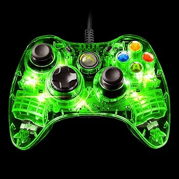 Amazon.com: PDP Afterglow Wired Controller for Xbox 360 - Green