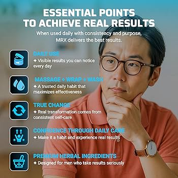 Amazon.com : MRX Premium Herbal Cream for Men – Made in Japan, 30+