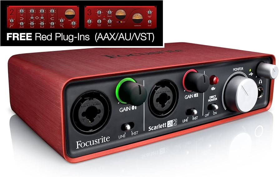 Amazon.com: Focusrite Scarlett 2i2 (1st Gen) USB Recording Audio
