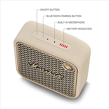 Amazon.com: Marshall Willen II Bluetooth Portable Speaker - Cream