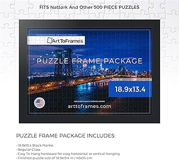 Amazon.com - ArtToFrames 18.9x13.4 INCH/48x34 CM Black Frame for