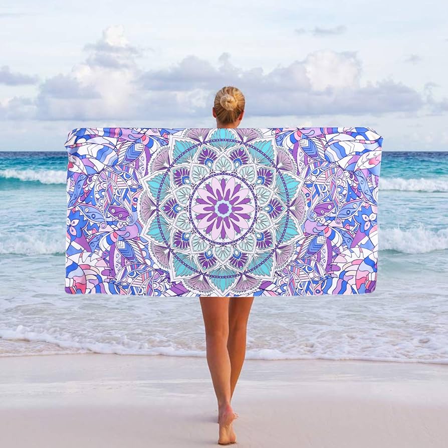 Amazon.co.jp: Pknoclan ビーチタオル 150x80cmバスタオル スイム