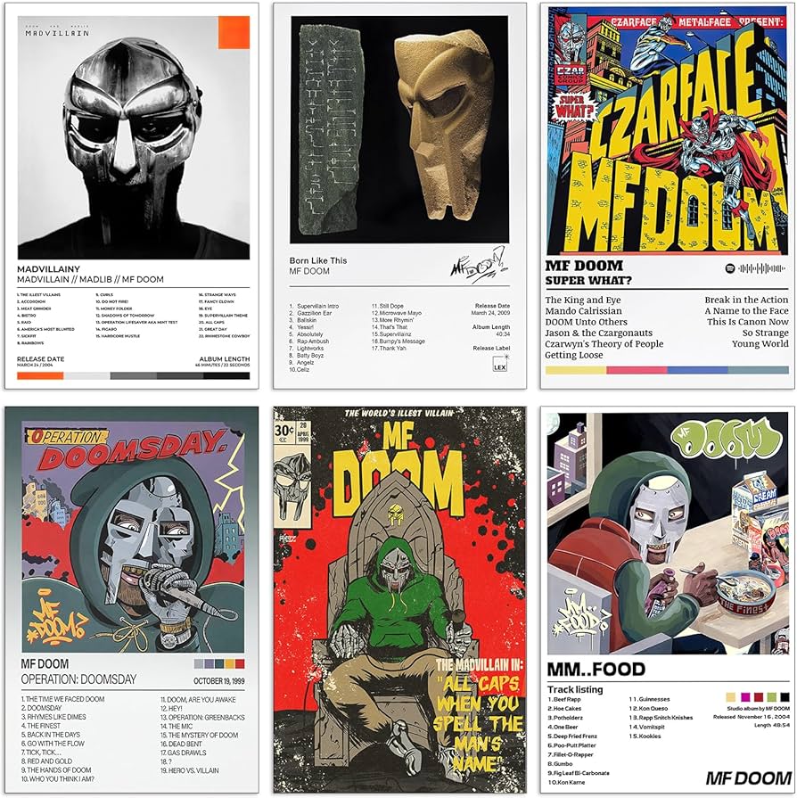 Amazon.co.jp: LSPDAG MF DOOM ミュージックアルバムポスター MM