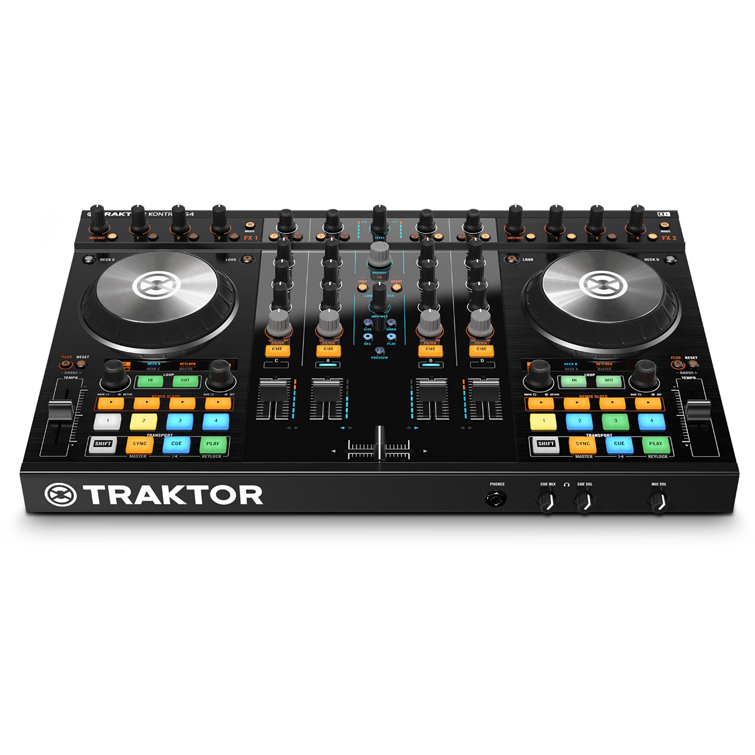 Amazon.co.jp: Native Instruments TRAKTOR KONTROL S4 MK2 4 DECK DJ