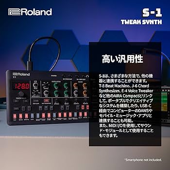 Amazon.co.jp: Roland ローランド シンセサイザー S-1 ポータブル