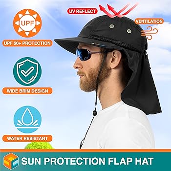 Amazon.com : SUN CUBE Sun Hat for Men, Wide Brim Fishing Hat Neck