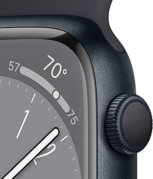 Amazon.com: Apple Watch Series 8 (GPS, 45mm) Midnight Aluminum