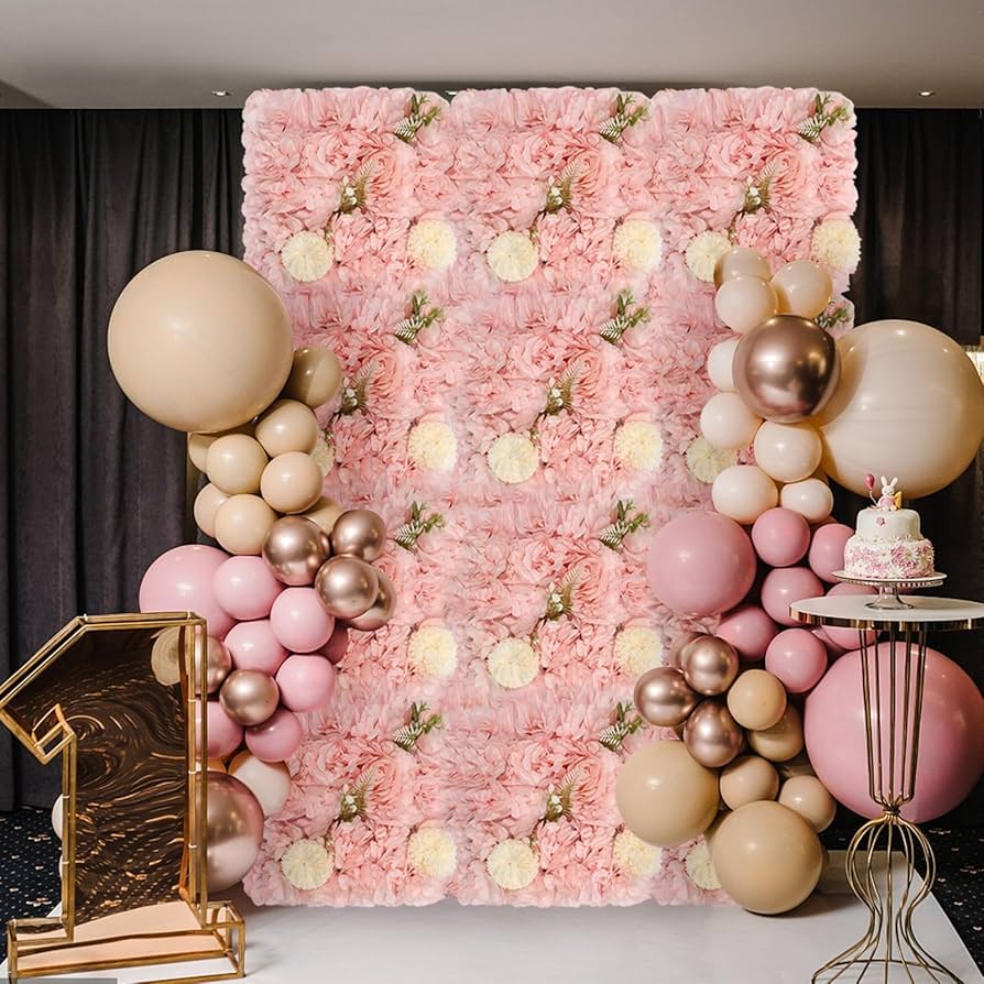 Amazon.com: 6/12PCS Flower Wall Panel, 3D Artificial Flower