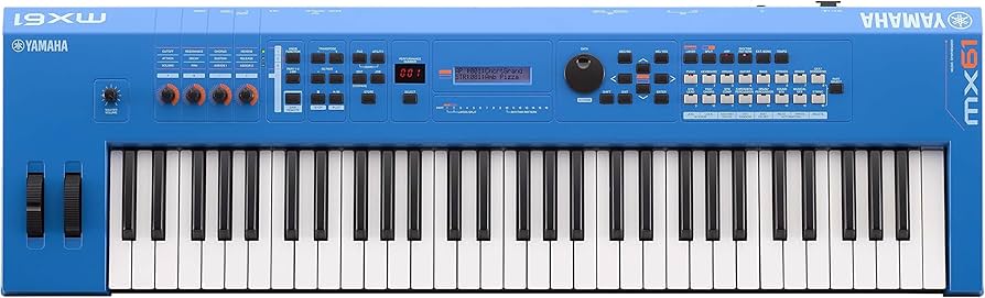 Amazon.com: Yamaha MX61 Music Production Synthesizer, Blue