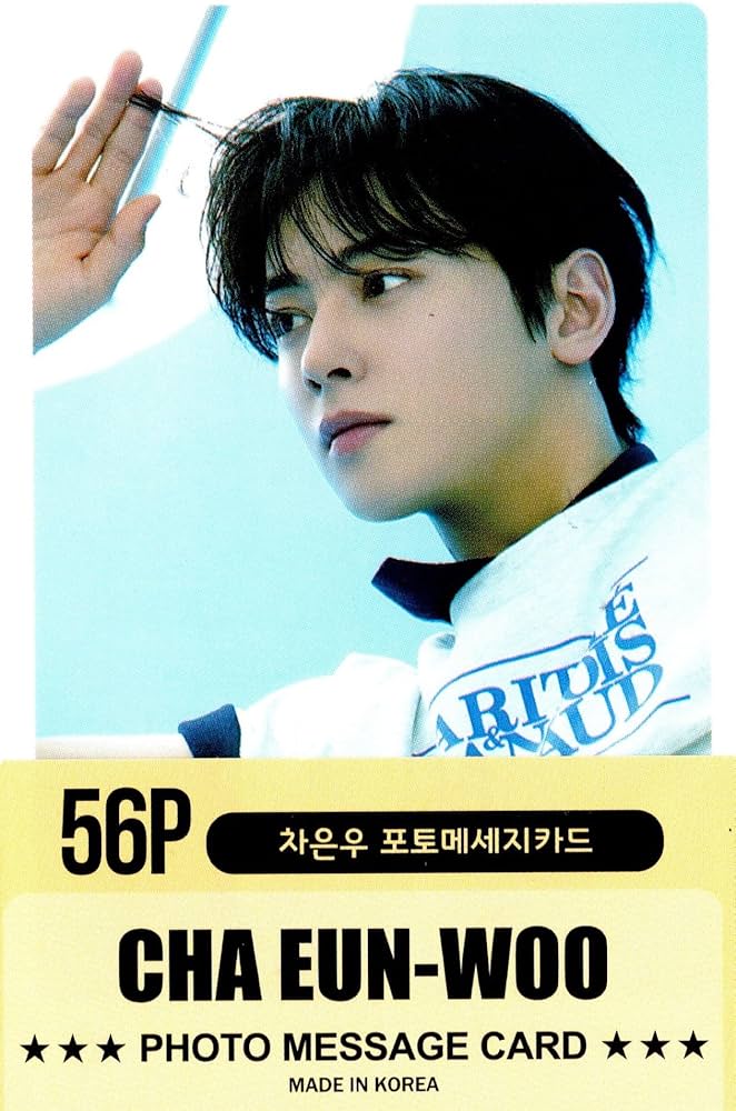 Amazon.co.jp: チャウヌ グッズ フォトメッセージカード 56枚 トレカ