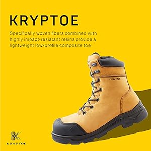 Terra Men's 8-Inch VRTX 8000 Composite Toe Waterproof Work Boot