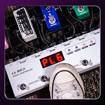 Amazon.com: MOOER L6 MKII Guitar Multi Effects Pedalboard Pedal