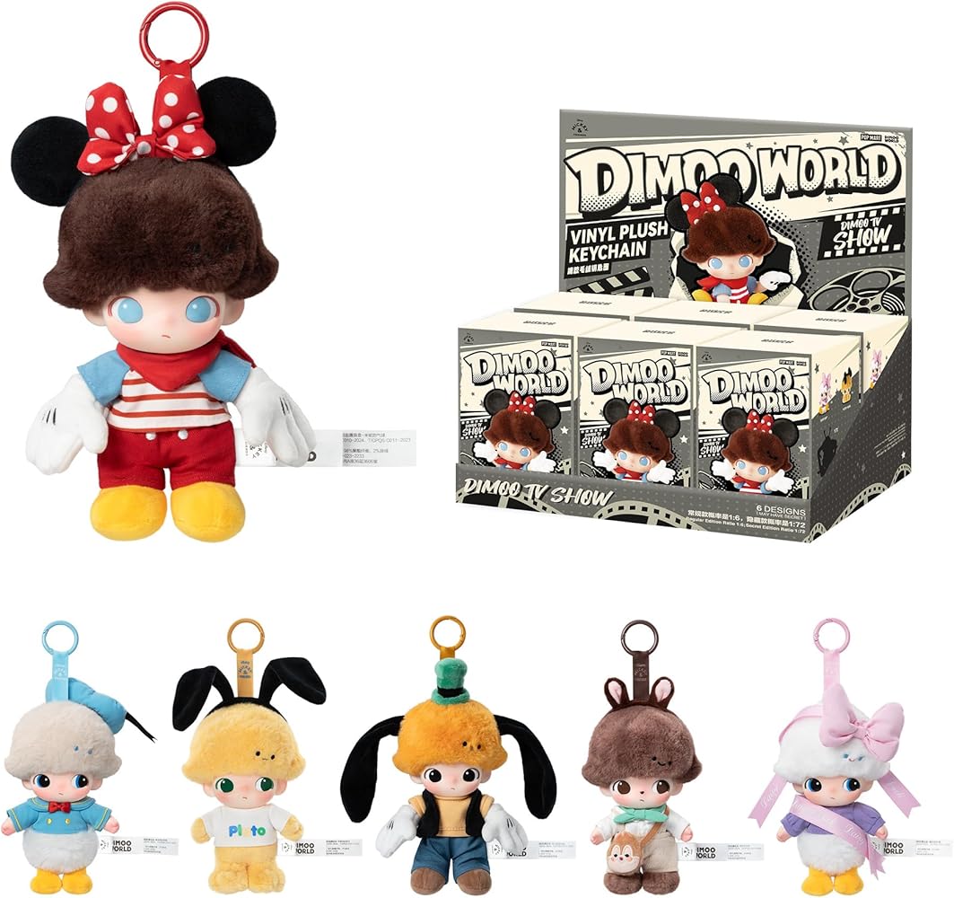ハイチュウ☆ 】DIMOO WORLD × DISNEY キーチェーン ハイチュウ