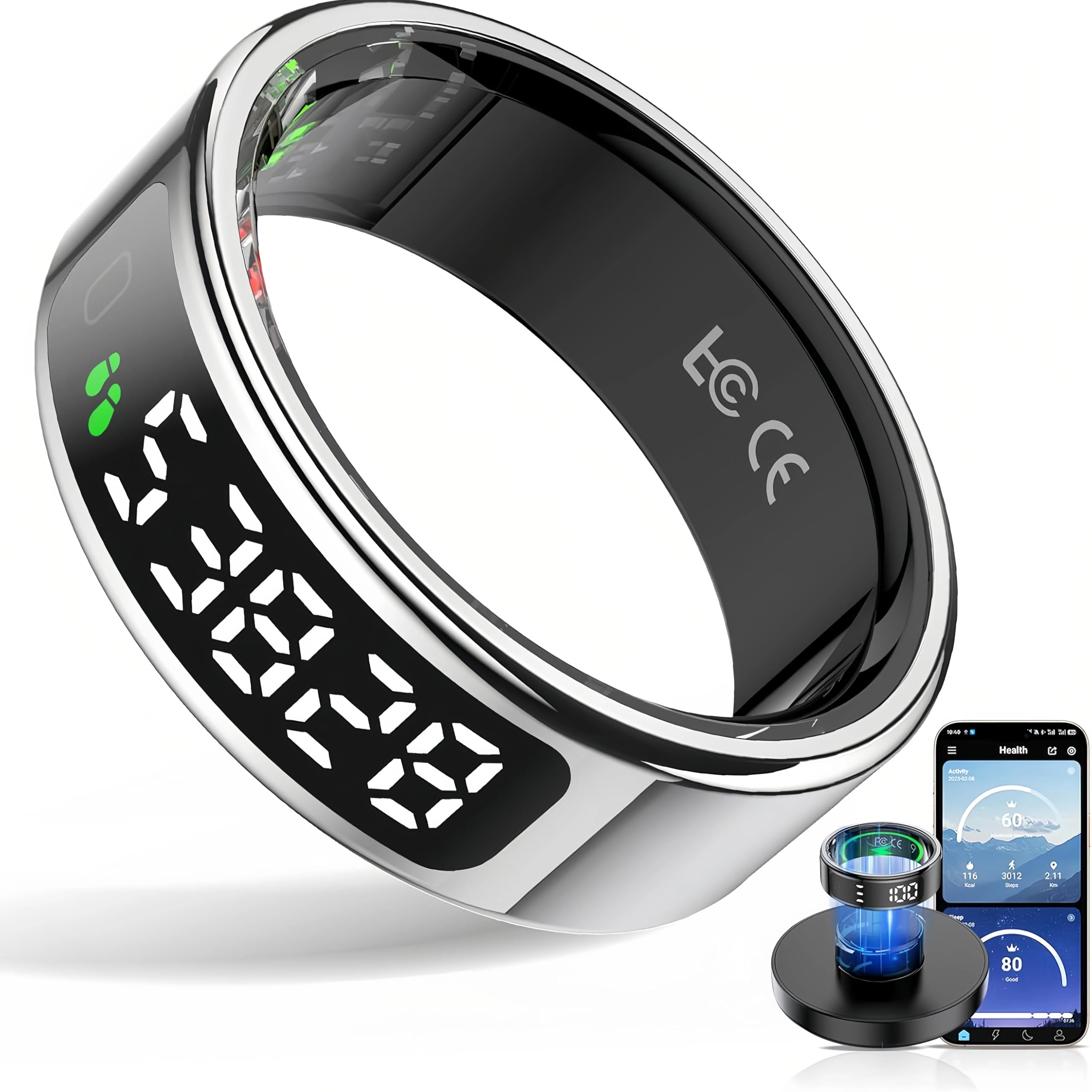 Amazon.co.jp: スマートリング 健康管理【2026年新登場・長時間使用