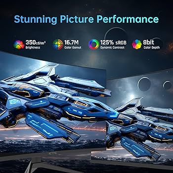 Amazon.co.jp: KTC 32インチ 湾曲ゲーミングモニター 240Hz 1500R