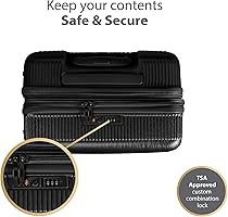 CHAMPS Iconic II Collection Durable Expandable Hardside Spinner 3