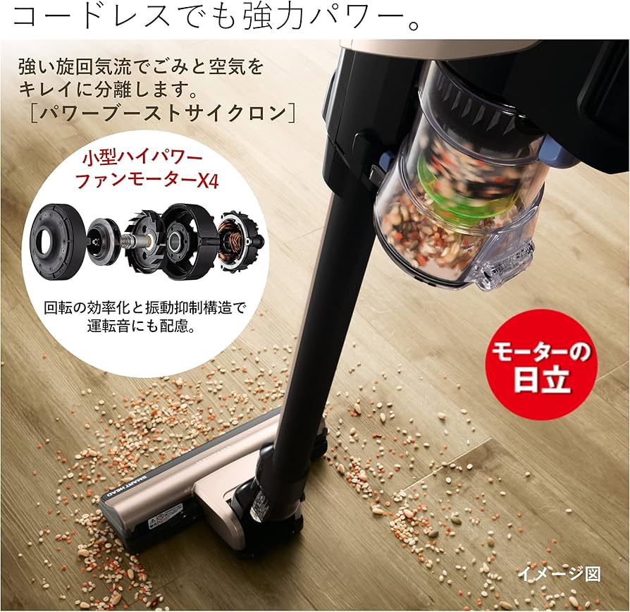 Amazon | 日立 掃除機 コードレス スティッククリーナー 多彩ツール