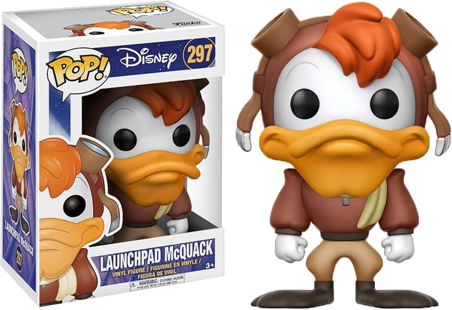 Amazon.com: Funko POP Disney Dark Wing Duck Launchpad McQuack