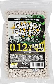 Amazon.co.jp: SIIS エスツーエス 日本製 Bang ! Bang ! 0.12g BB弾 1