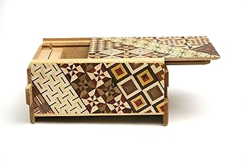 Amazon.co.jp: 箱根寄木細工 秘密箱10回仕掛け Japanese puzzle box