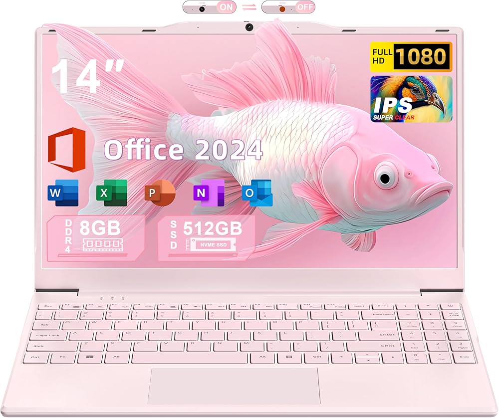 Amazon.co.jp: ノートパソコン【MS Office 2024搭載 &Win 11 Pro】 14