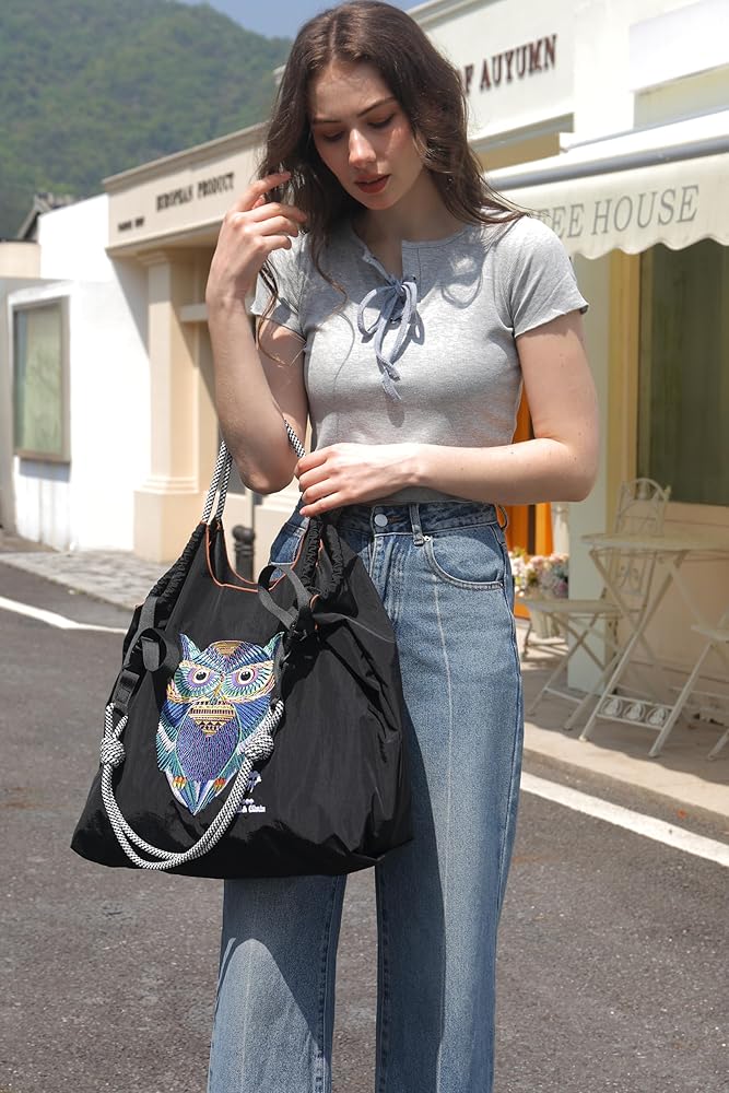 Amazon.com: Ball&Chain Nylon Travel Tote Bag for Women