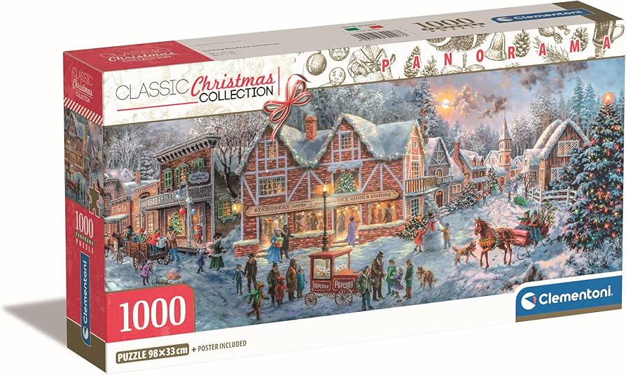 Clementoni - Puzzle 1000 Pieces - Getting Ready for Christmas