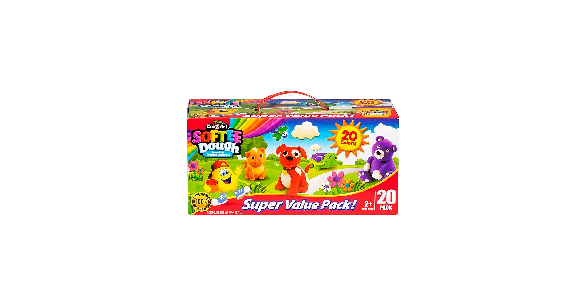 Amazon.com: CRA-Z-Art Giant Color Craze 20 Dough Pack : Toys & Games