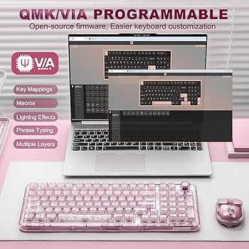 Amazon | YUNZII X98 QMK/VIA対応 ワイヤレス メカニカルゲーミング
