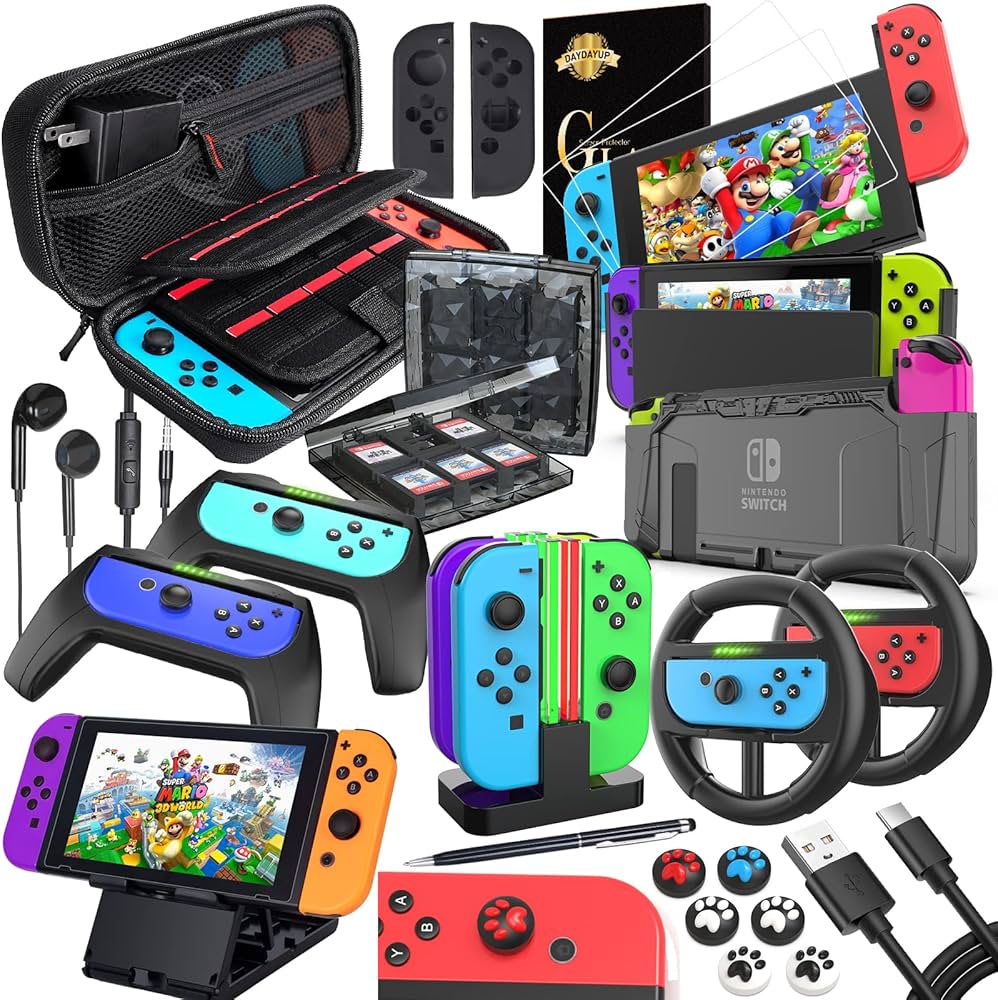 Amazon.co.jp: 【Nintendo Switch対応】アクセサリーキット ケース
