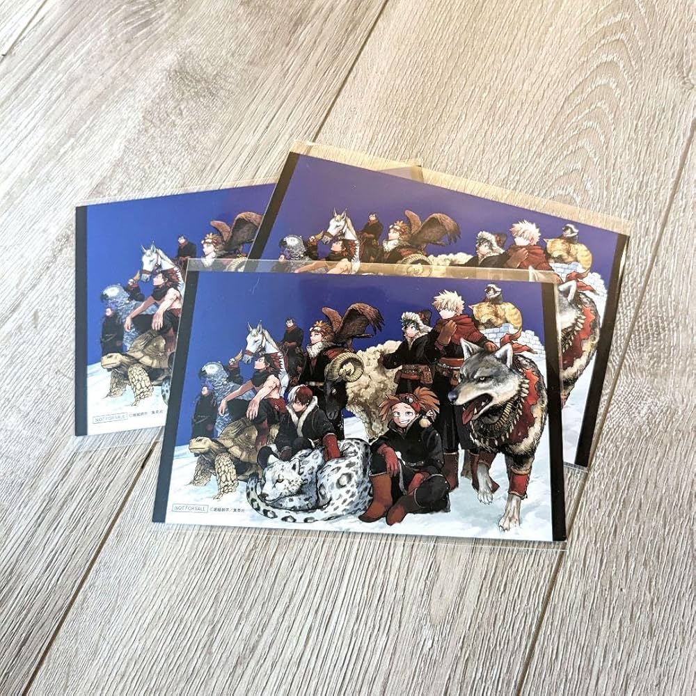 Amazon | ヒロアカ 十傑 ポストカード 34巻 特典 3枚セット | ポスト