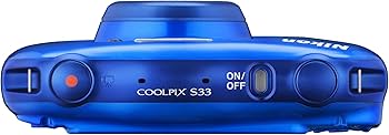 Amazon.com : Nikon COOLPIX S33 Waterproof Digital Camera (Blue