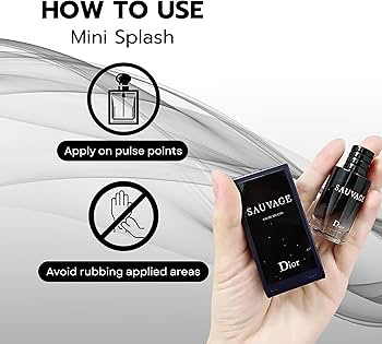 Amazon.com : Dior Sauvage Perfume for Men Mini EDT Splash, 0.34