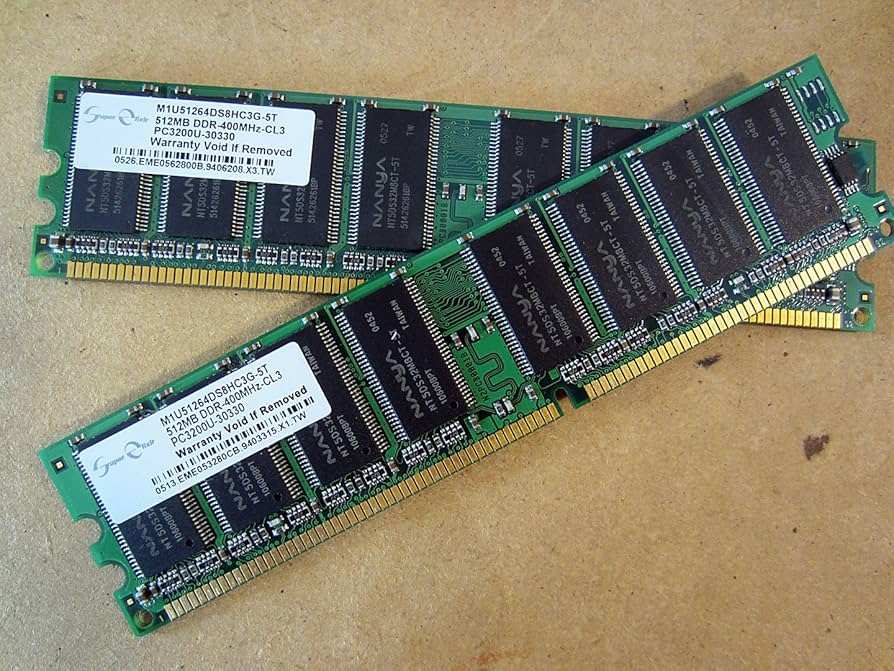 Kingston ValueRAM 512 MB 400MHz PC3200 DDR CL3 DIMM Desktop Memory