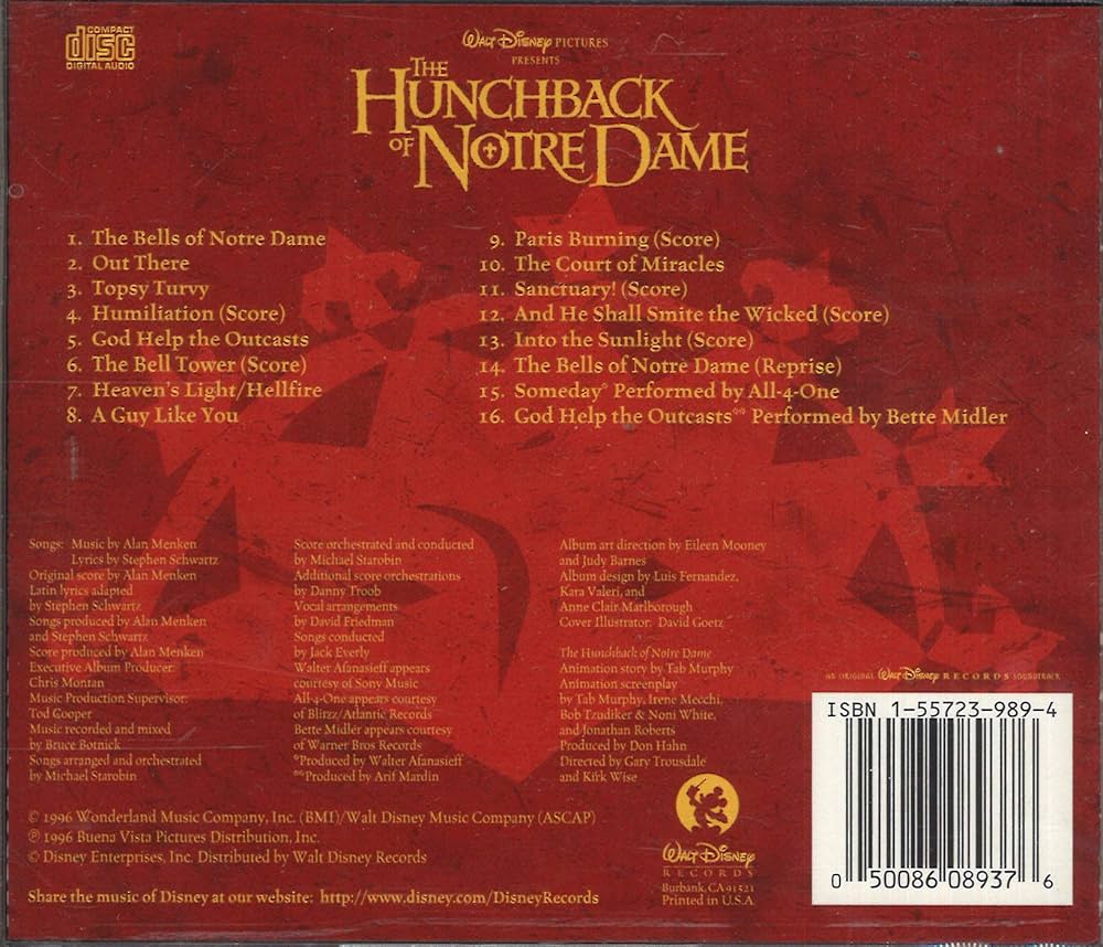 Menken, Alan, Schwartz, Stephen - The Hunchback Of Notre Dame: An