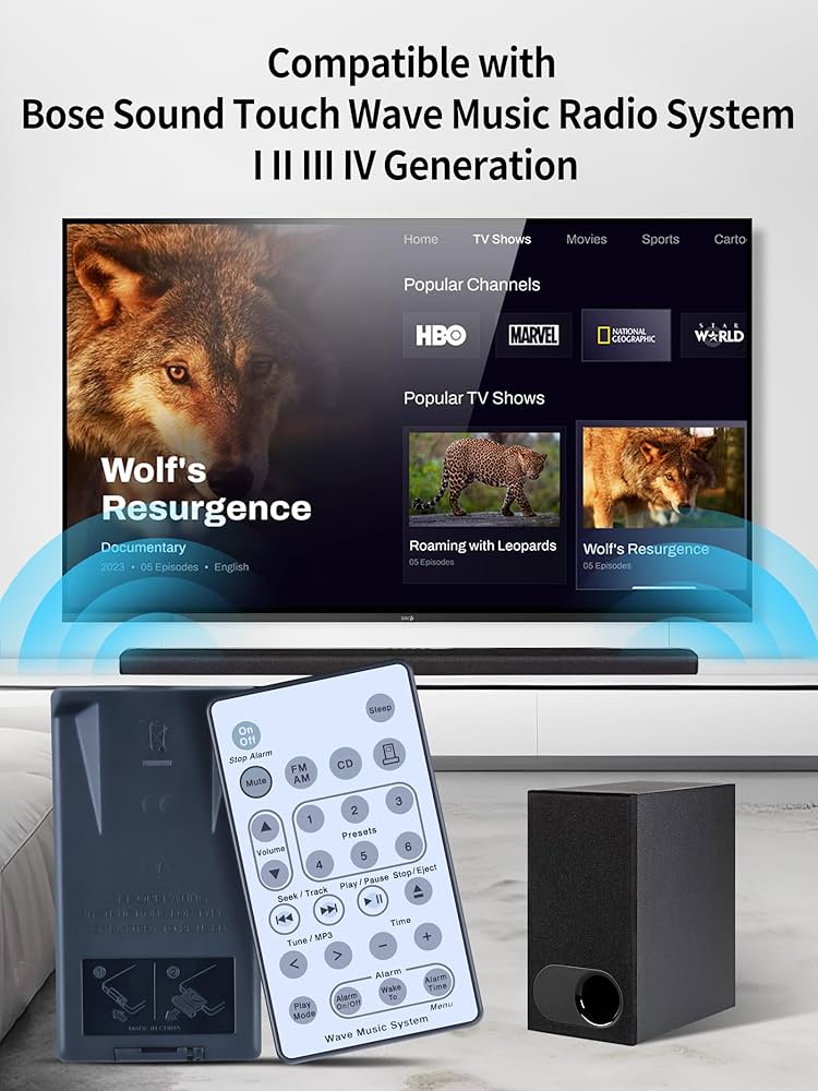 Amazon | ユニバーサル交換用リモコン Bose Wave Sound Touch Music