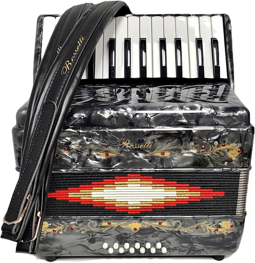 Amazon.com: Rossetti 2512 Piano Accordion 12 Bass 25 Keys with