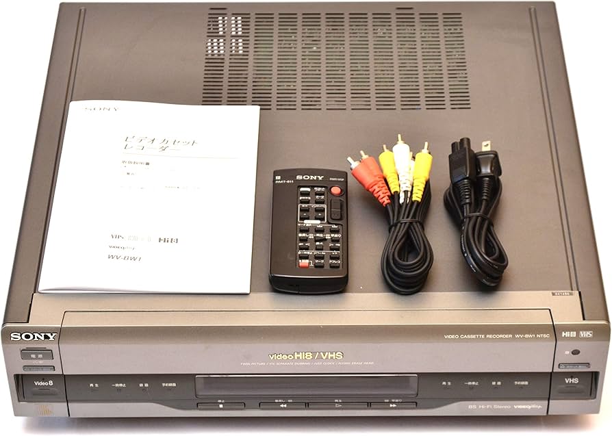 Amazon | SONY WV-BW1 Hi8/VHS ビデオデッキ (premium vintage) | VHS