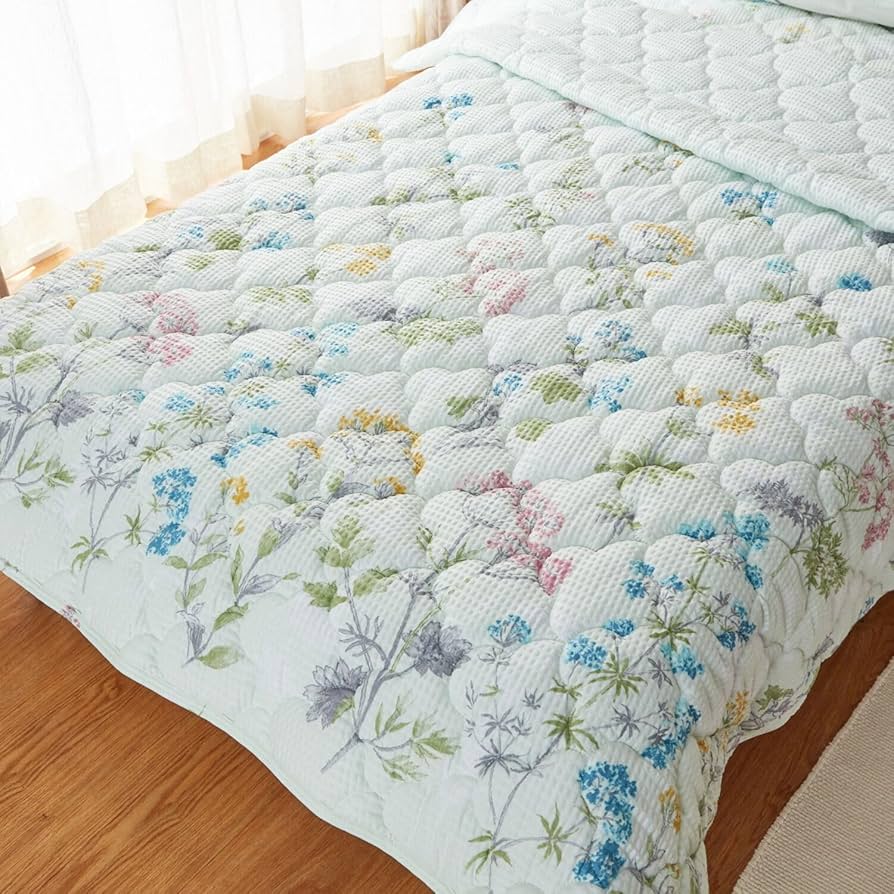 Amazon｜大津毛織 Otsukeori やわらか・爽やか 綿混リップル キルト