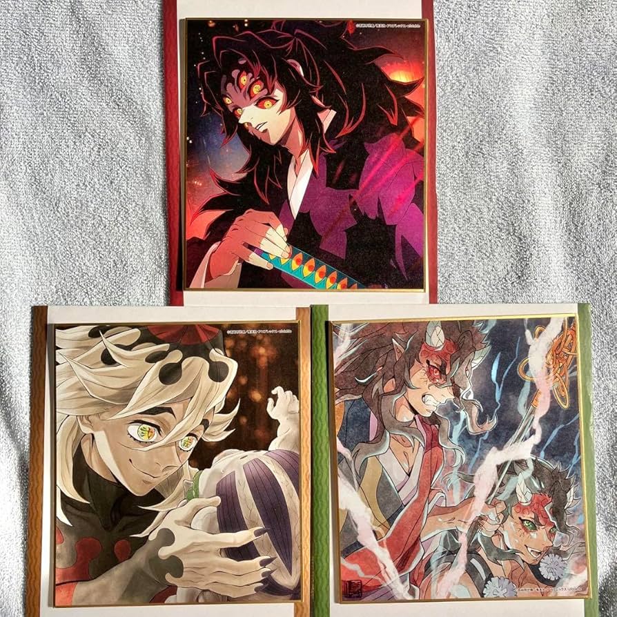 鬼滅の刃 全集中展 刀鍛冶の里編 複製ミニ色紙 黒死牟 アニメ「鬼滅の