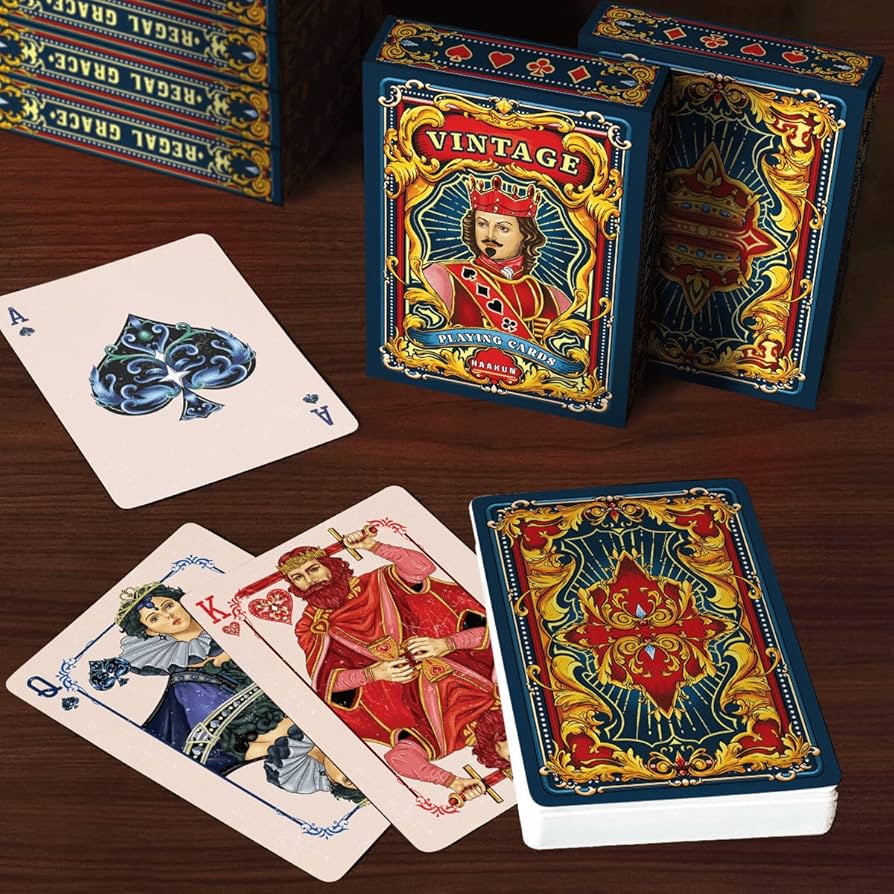 Amazon.co.jp: HAAKUN ヴィンテージ美学トランプ レトロテーマ カード