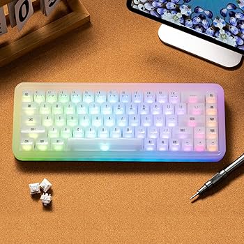 Amazon.com: Akko YU01 Mechanical Keyboard Hot Swappable Gaming