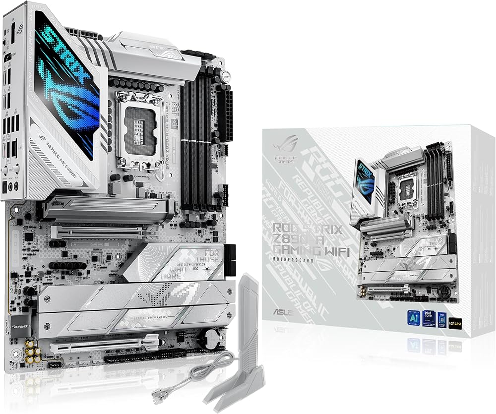 ASUS Intel ROG Strix Z890-A Gaming WiFi ATX motherboard, 16+1+2+2