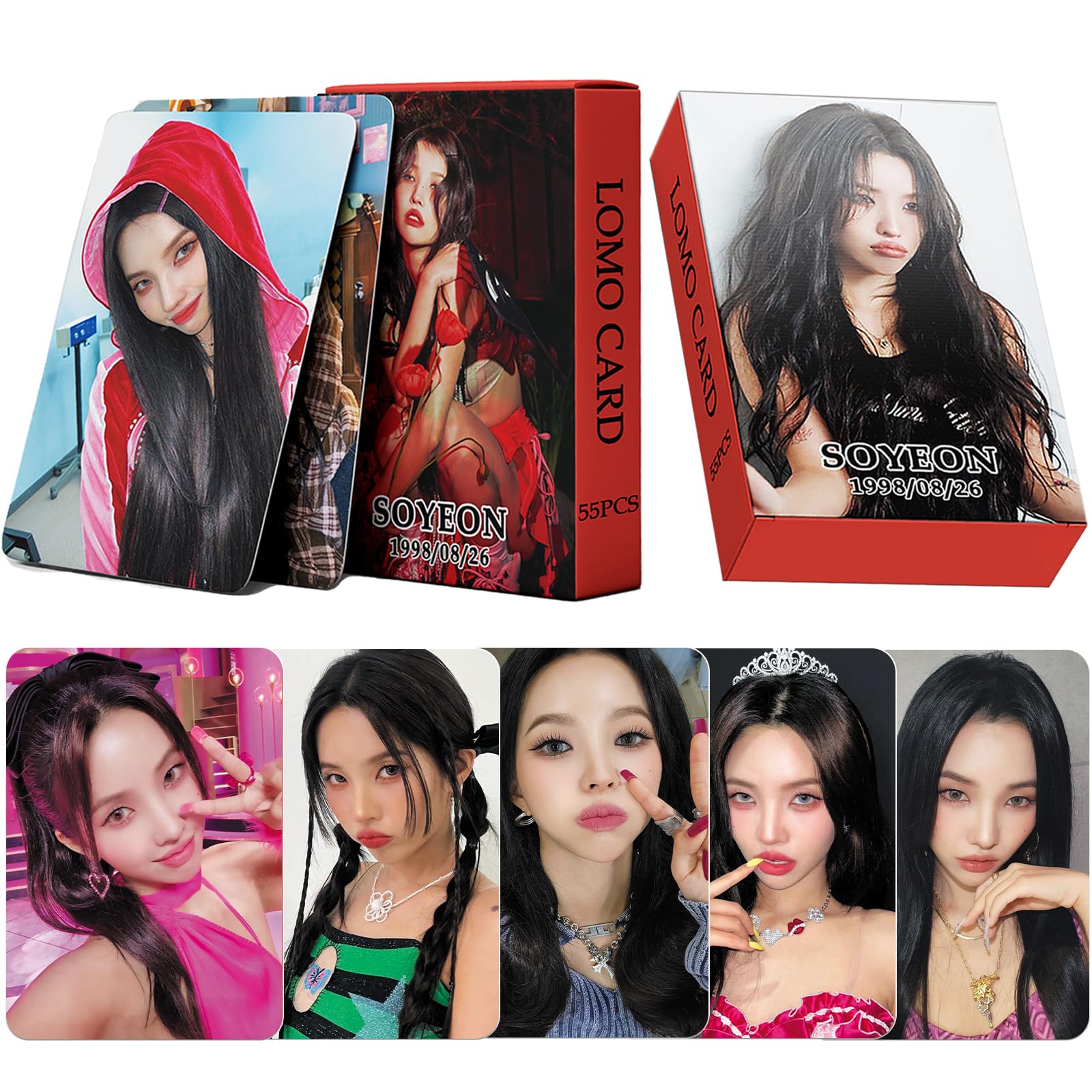 Amazon.co.jp: PYAJUU Soyeon フォトカード 55枚 (G) I-DLE Soyeon