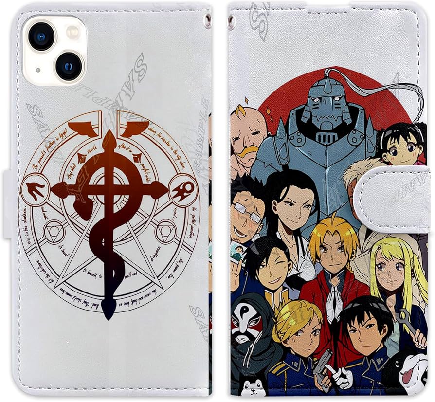 Amazon.co.jp: 鋼の錬金術師 スマホ ケース iphone15proケース 手帳 型