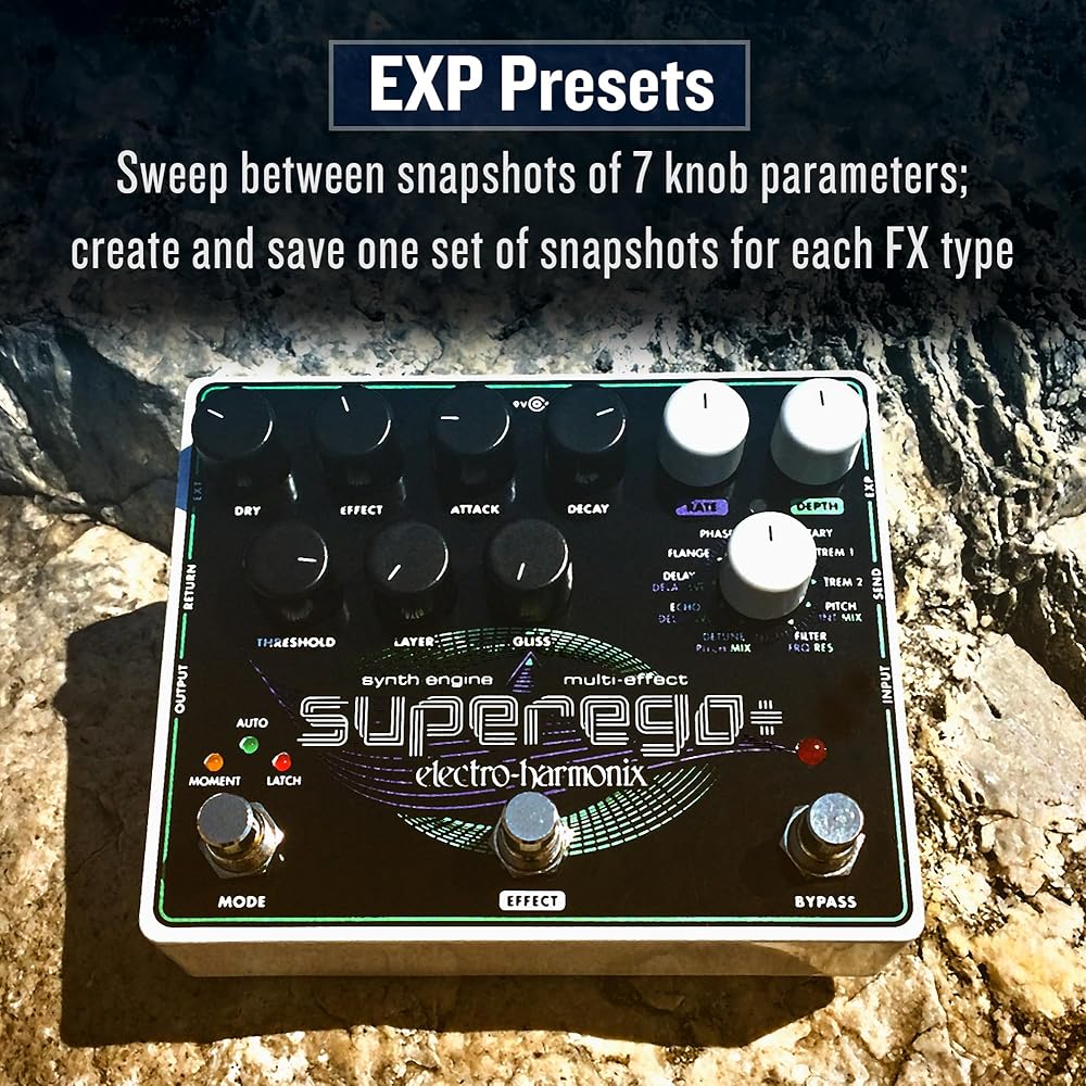 Amazon.co.jp: Electro-Harmonix Superego+ ギターシンセエフェクター